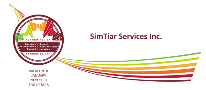 SimTiar Services Inc. Canadian Accreditation Council accreditation seal